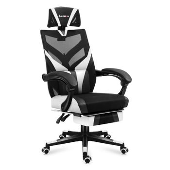 Silla gaming Huzaro Combat 5.0 PC malla negra respaldo y asiento ajustables