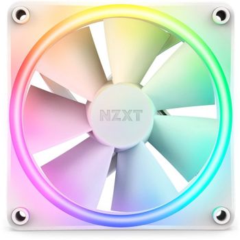 Refrigeración Aire NZXT F120 RGB DUO 120mm Blanco Anillos RGB PWM Silencioso
