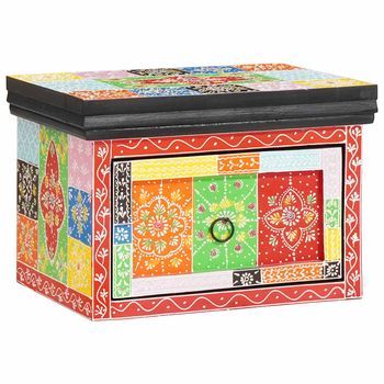 Juego De Mesitas De Noche - Armarios De Noche Con Cajón Multicolor 40 X 30 X 28 Cm Mc6890