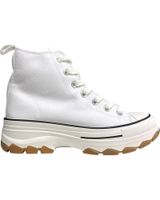 de calzadomania bota deportiva lona blanco