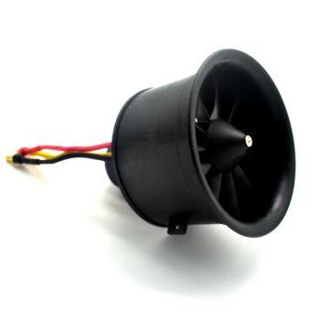 Ventilador ducto Powerfun EDF de 64 mm con motor sin escobillas 3500KV y 11 hélices para aviones de radiocontrol
