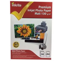 inkrite photoplus professional paper matt 130gsm a4 50 sheets