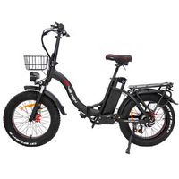 bicicleta electrica plegable drvetion ct20 color negro