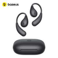 auriculares deportivos inalambricos baseus bf1 lite de diseno abierto bluetooth 54 con gancho para la oreja bajos potentes 60 horas de reproduccion