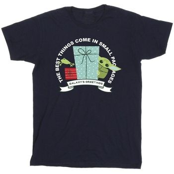 Disney Camiseta manga larga The Mandalorian Galaxy's Greetings para niña