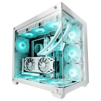 mars gaming mcv4 torre xxl e-atx cristal templado lateral y frontal sin marco blanco