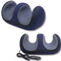 cojin masaje 3d calor muslos caderas - bodylife deepknead pro negro