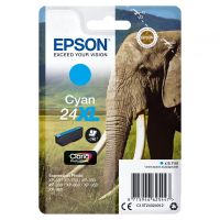 cartucho de tinta original epson 24 xl cian