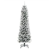 arbol de navidad  decoraciones de navidad artificial estrecho con nieve pvc y pe 120 cm