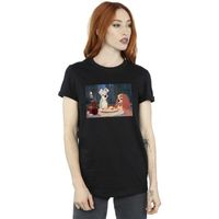 disney camiseta lady and the tramp para mujer