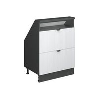 armario para techo inclinado rion 60 x 816 cm con 2 cajones vicco