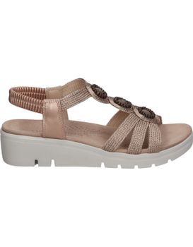 Sandalias Amarpies Abz26556 Bronce Para Mujer 36
