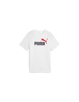 camiseta puma essentials 2 color no1 logo infantil blanco