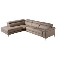 sofa chaise longue relax izquierda piel vison angel cerda 6042 295x232x97