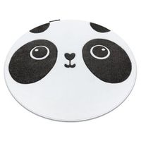 alfombra petit panda circulo blanco circulo 140 cm