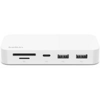 belkin connect hub usb-c multipuerto 6 en 1 con soporte de montaje lector microsdsd usbusb-c gigabit