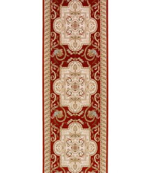 Valverde 06 - Alfombra Clásica de Pura Lana Virgen - Rollo Pasillero 90 cm