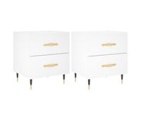 vidaxl mesitas de noche 2 uds madera ingenieria blanco 40x35x475 cm