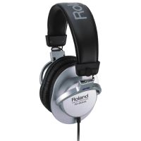 auriculares roland rh-200s con cable conexion 65 mm para musica negro y plata
