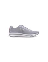 zapatillas grises de running under armour iridescent charged impulse 3 mujer