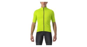 Maillot de manga corta castelli perfetto ros 2 wind amarillo fluo
