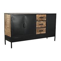 buffet mango metal 160x40x90 marron