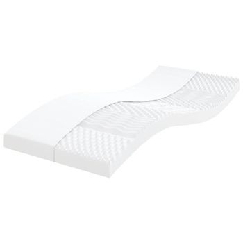 Colchón De Espuma De 7 Zonas Dureza 20 Ild Blanco 100x220 Cm Vidaxl