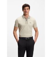 boss para hombre 50555698 polo active polo slim fit beige m casual deportivo algodon manga corta