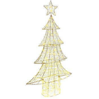 Árbol De Navidad | Decoraciones De Navidad Con 160 Led Cálido 151 Cm Pet