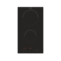 placa de induccion candy cid-301 2 zonas 30cm vidrio negro control tactil 3500w integrable