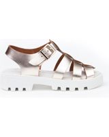de angelitos sandalia piel 624 platino
