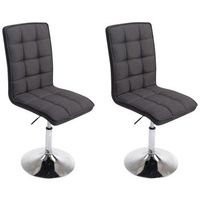 set de 2 sillas de salon peking en tela gris oscuro 56x43x90 cm clp