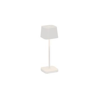Lámpara De Mesa Led Recargable Y Regulable Color Blanco Zafferano Ofelia Pro Micro