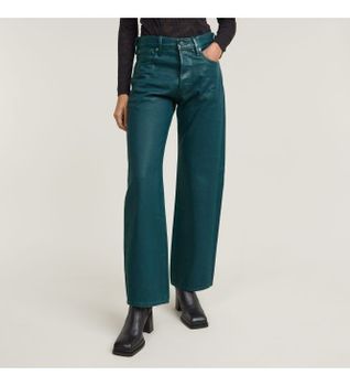 G-Star para mujer. D25372-D436-G760 Jeans Bowey 3D Boyfriend verde (28/30), Casual, Denim, Algodón Orgánico, Sostenible