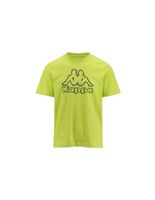 camiseta kappa fario graphik amarillo hombre