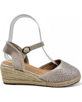 de timbos sandalia cuna esparto mujer platino 131165 varios colores