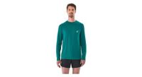 camiseta de manga larga compressport performance verde oscuro