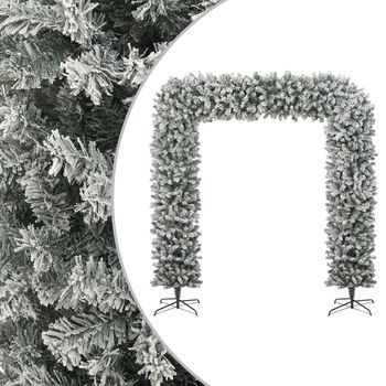Arco De Navidad Con Aspecto Nevado 240 Cm Vidaxl