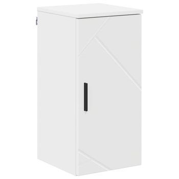 Gabinete De Baño 30 X 31,5 X 61 Cm Madera De Ingeniería, Metal Vidaxl