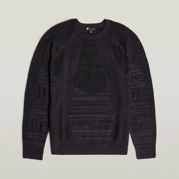 G-Star Raw Jersey D26777-C259-7242 DK/BLACK/ASFALT para hombre