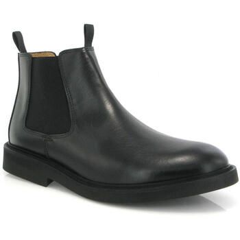 Atlanta Mocassin Botines Botas Chelsea en piel pull up para hombre