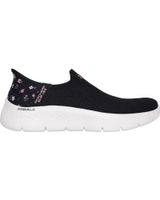 de skechers sneakers slip-ins go walk flex mujer negro