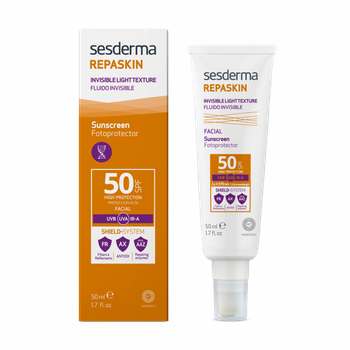 Repaskin fluido invisible 50 spf 50 ml