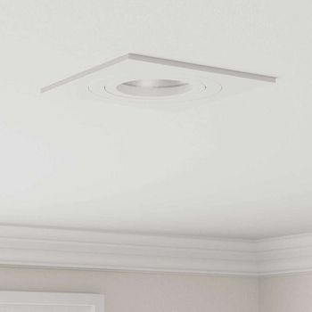 Vidaxl Foco 24 Uds. Blanco 9 X 9 X 2 Cm Aluminio