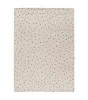 lush dottie black - alfombra de pelo largo shaggy  pp heat set  fabricada en crevillent