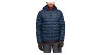 capucha de plumon haglofs roc flash azul para hombre