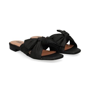 Bibi Lou Sandalias Planas Mujer - Negro Talla 38