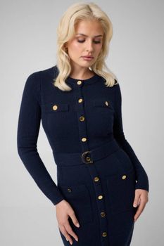 Vestido Mini De Mezcla De Cachemira Marciano