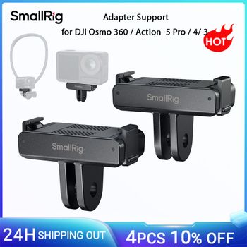 Soporte adaptador SmallRig para DJI Osmo 360 / Action 5 Pro/4/3 soporte Universal para cámara de acción para brazo mágico soporte para cuello Selfie 5813