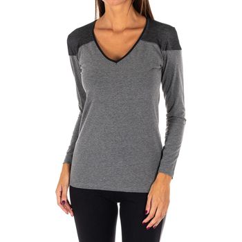 Rossoporpora Camiseta manga larga DB756 para mujer